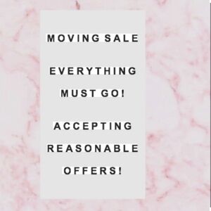 Moving Sale